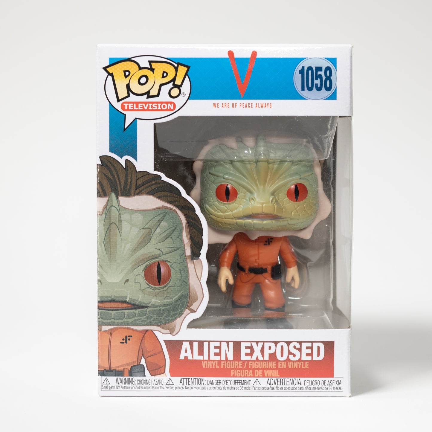 Funko Pop V We Are of Peace Always 1058 Alien Exposed