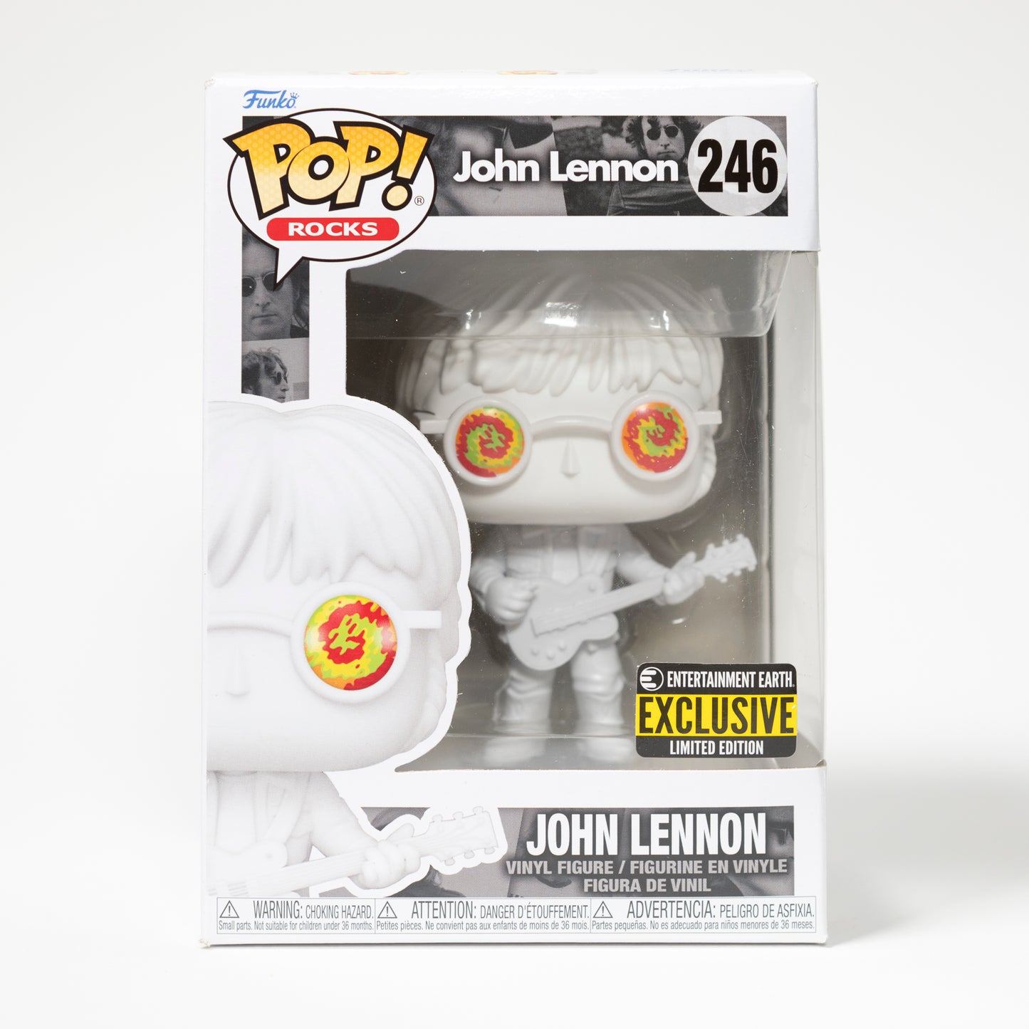 Funko Pop 246 John Lennon Entertainment Earth Exclusive Limited Edition