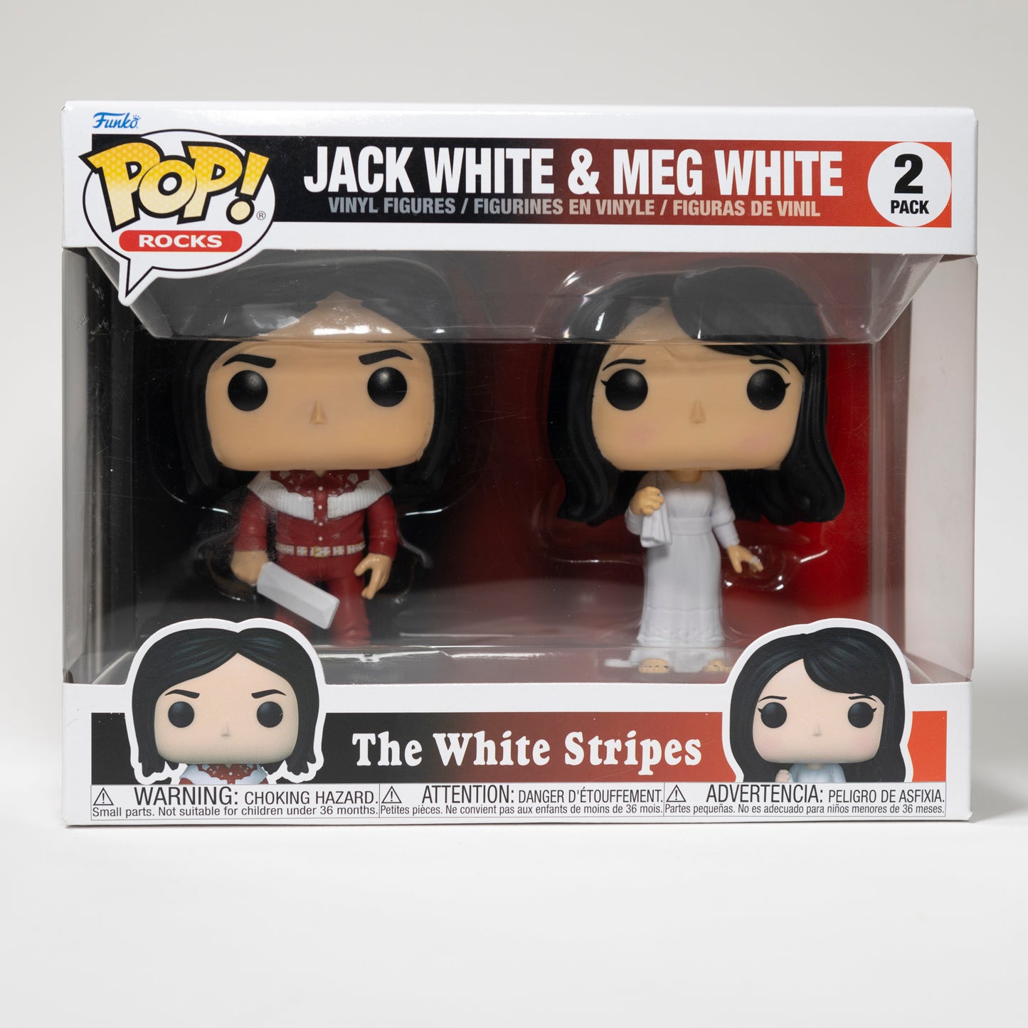 Funko Pop The White Stripes Jack White & Meg White 2 Pack