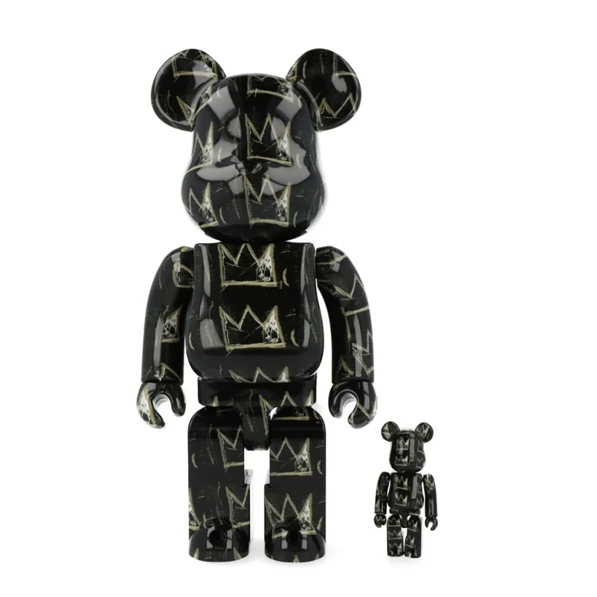 BE@RBRICK - "Jean Michel Basquiat" (crown) 400% & 100%