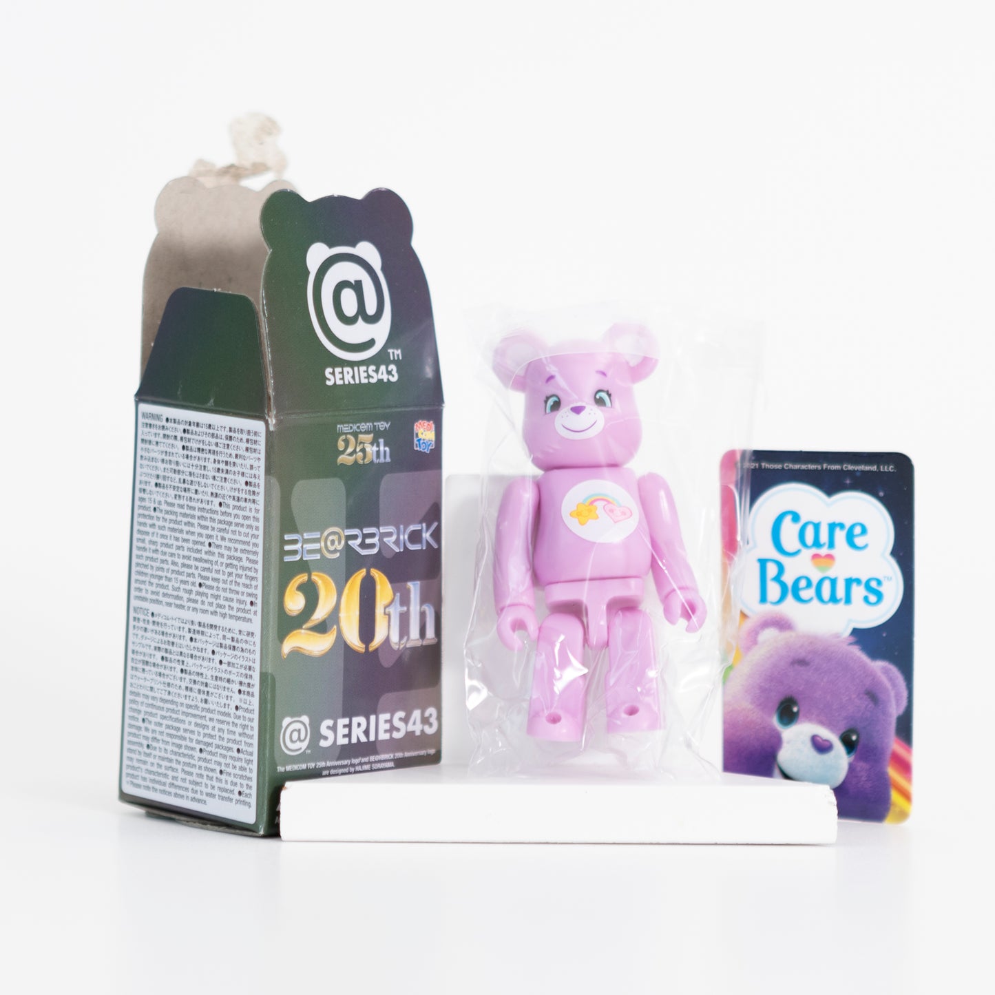 BE@RBRICK - "Care Bear" pink series 43 100%