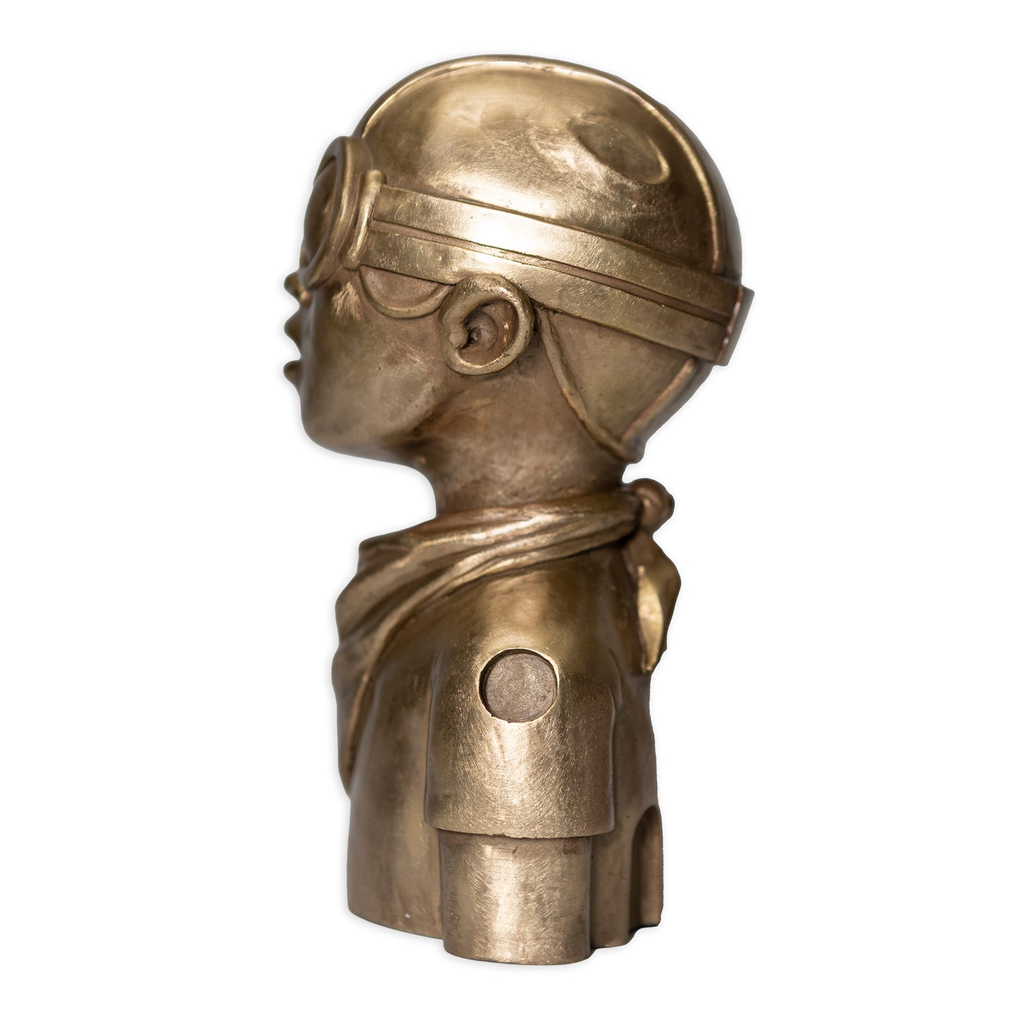 Hebru Brantley "Flyboy" bronze sculpture (gold) Limited Edition