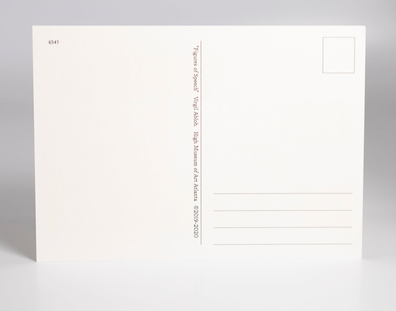 Virgil Abloh - "Figures of Speech" doodle postcard print