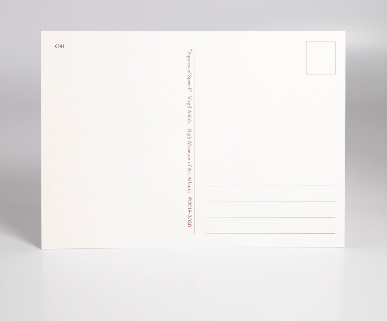 Virgil Abloh - "Figures of Speech" fighter jet postcard print