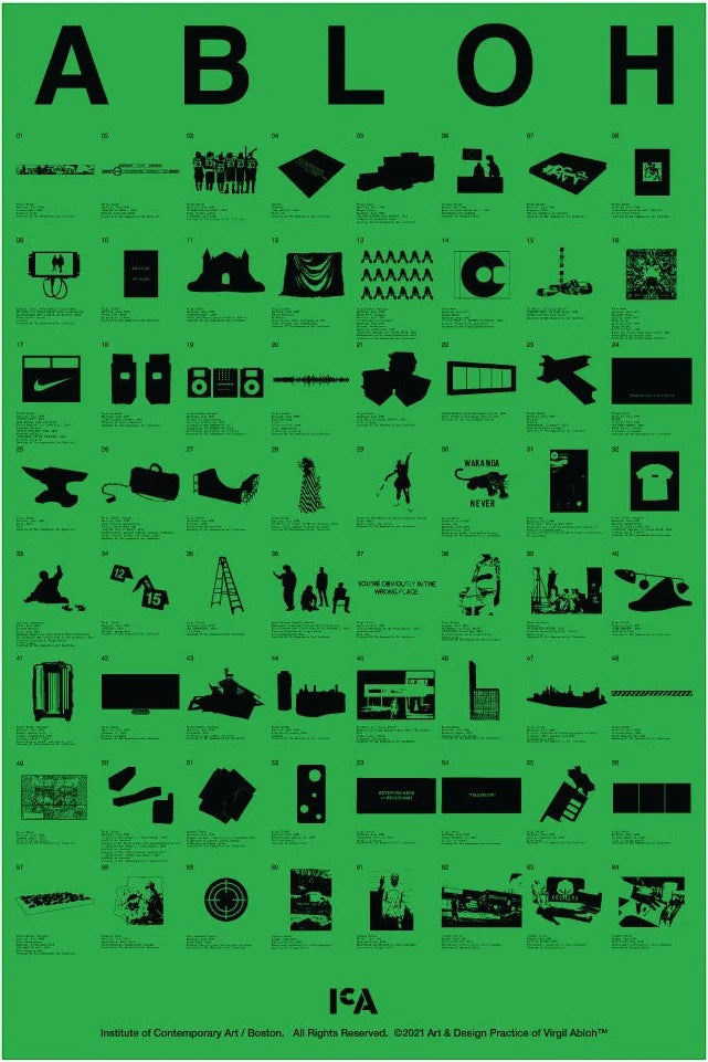 Virgil Abloh - "Figures of Speech" LIMITED EDITION poster