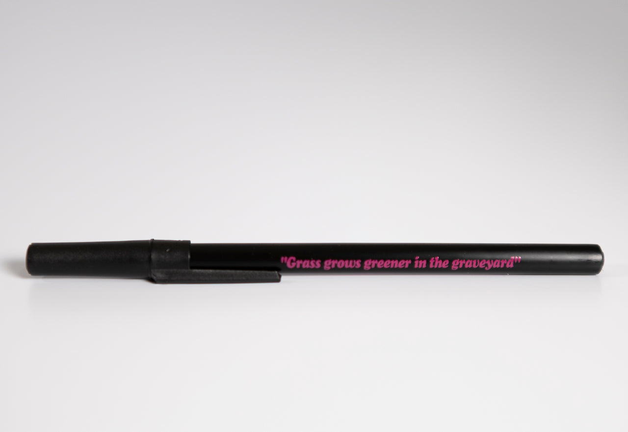 Virgil Abloh - "Figures of Speech" black BIC ballpoint pen