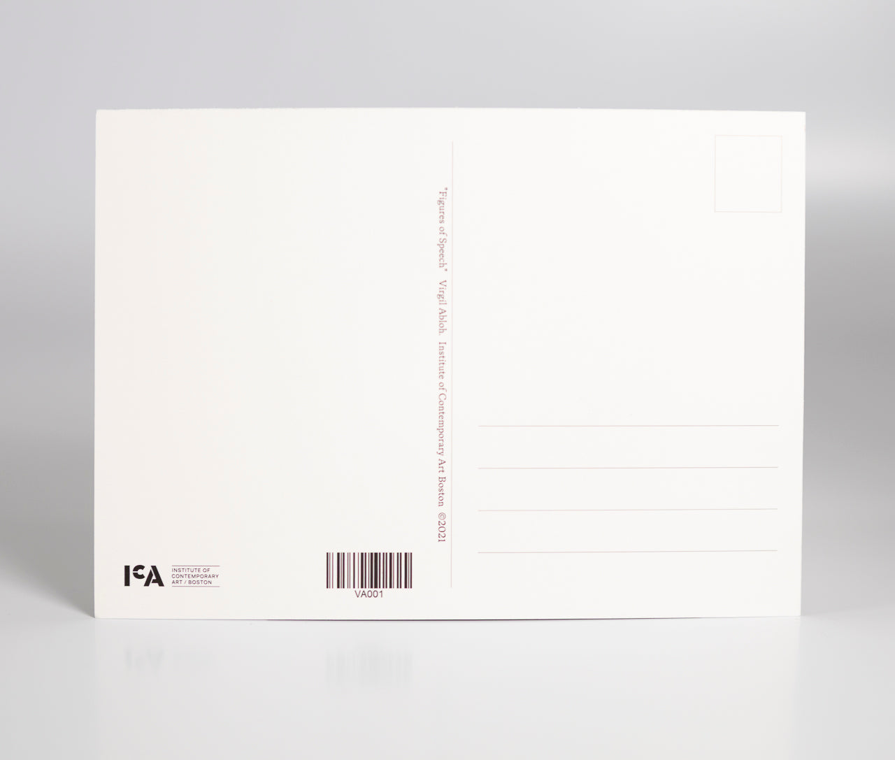 Virgil Abloh - "Figures of Speech" "Pyrex" team postcard print