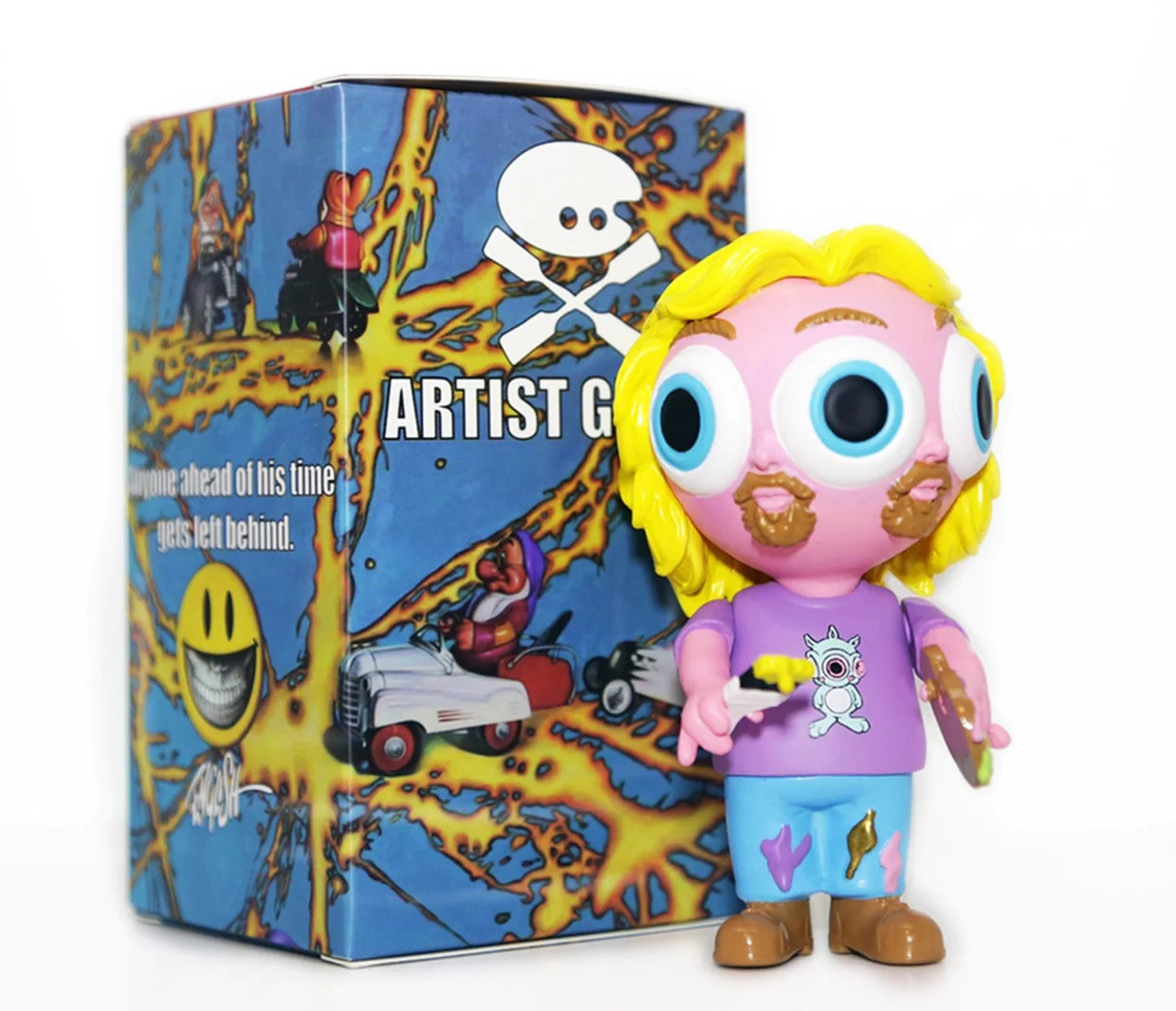 Ron English - "Artist Gnome" OG vinyl sculpture