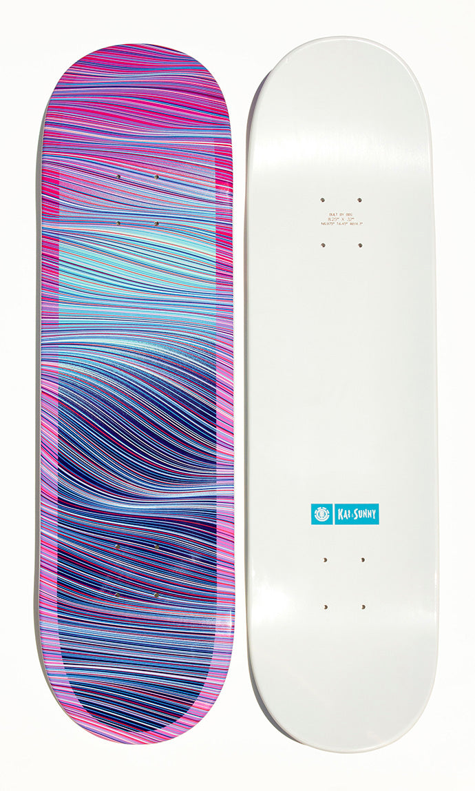 Kai and Sunny x Element - "Moon Always Shining" skate deck