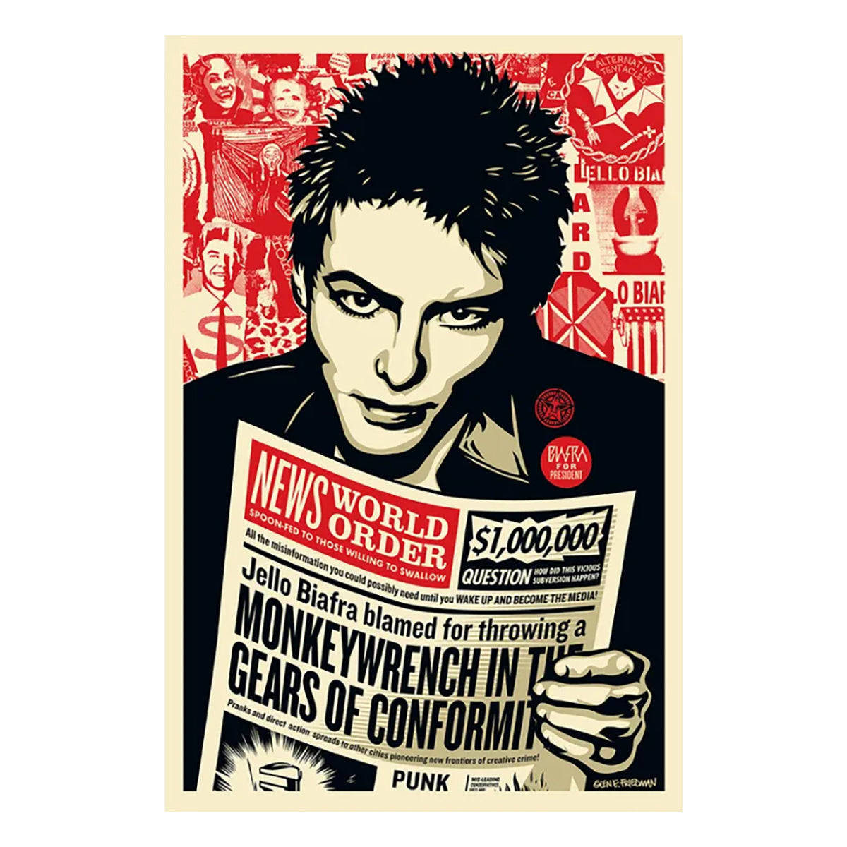 希少 black flag Shepard Fairey obey ポスター 希少 black flag Shepard Fairey obey ポスター Shepard Fairey | Obey