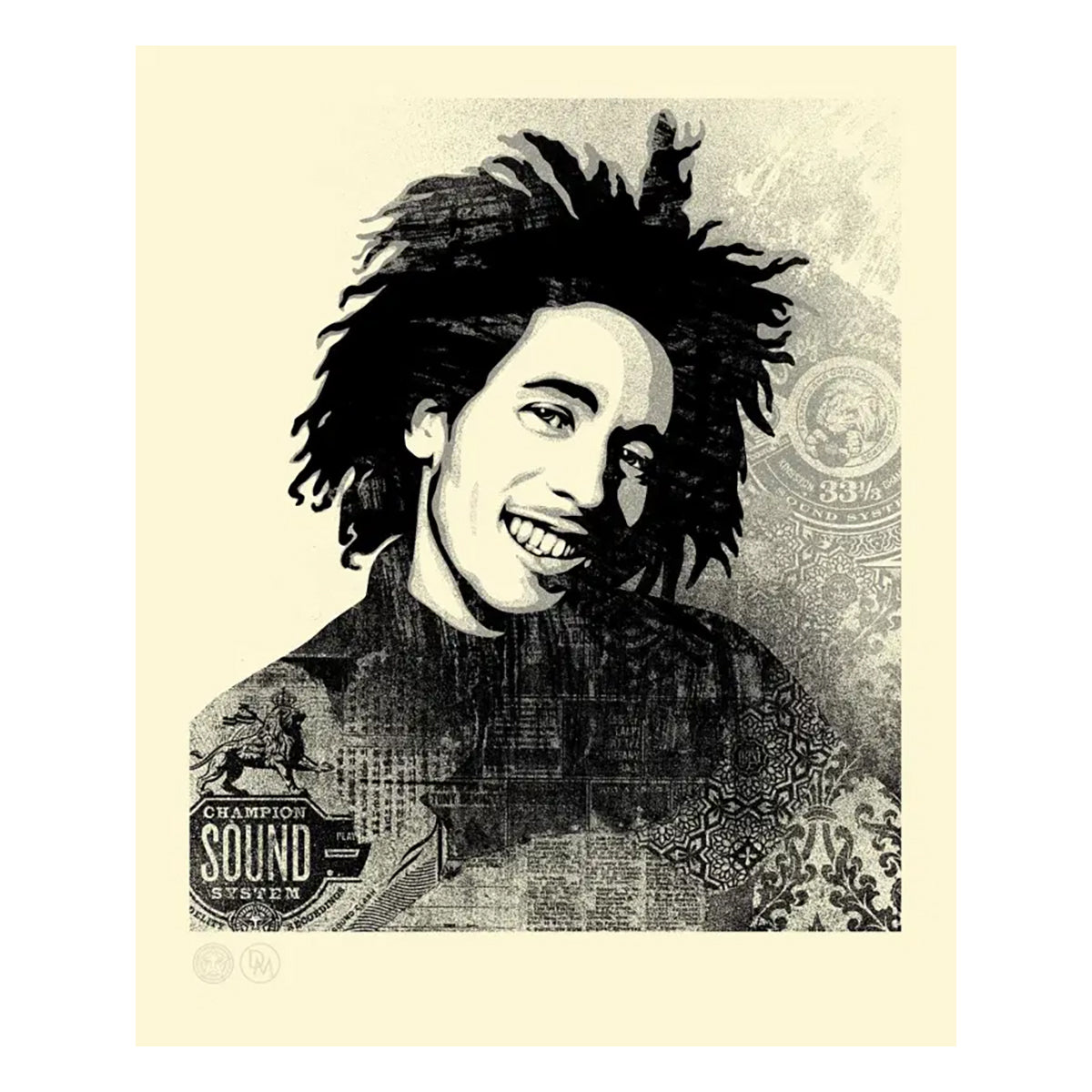 Obey Giant | Shepard Fairey - "Lively Up Yourself" letterpress print