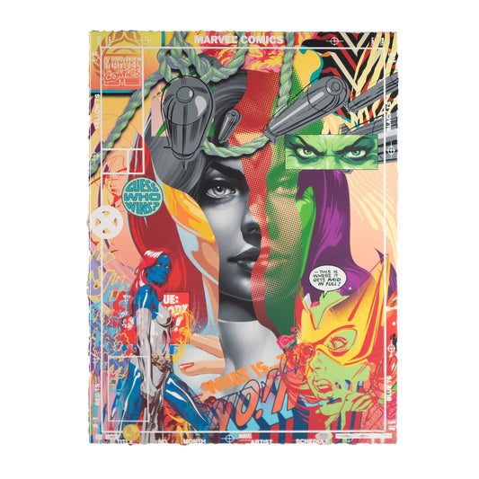 Tristan Eaton - Women of Marvel - unique print #1070 signed