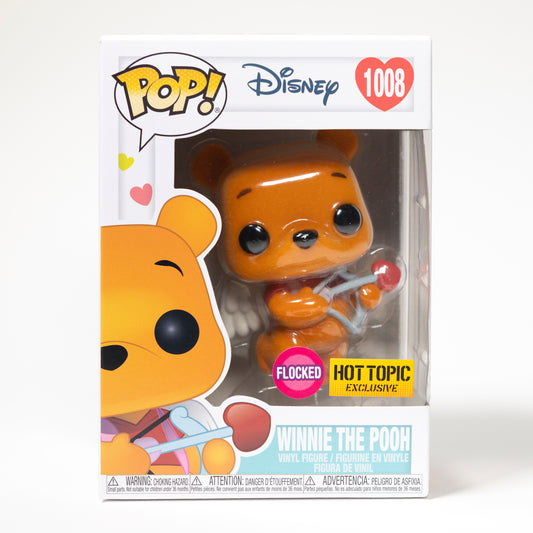 Funko Pop Disney 1008 Winnie the Pooh Hot Topic Exclusive Flocked