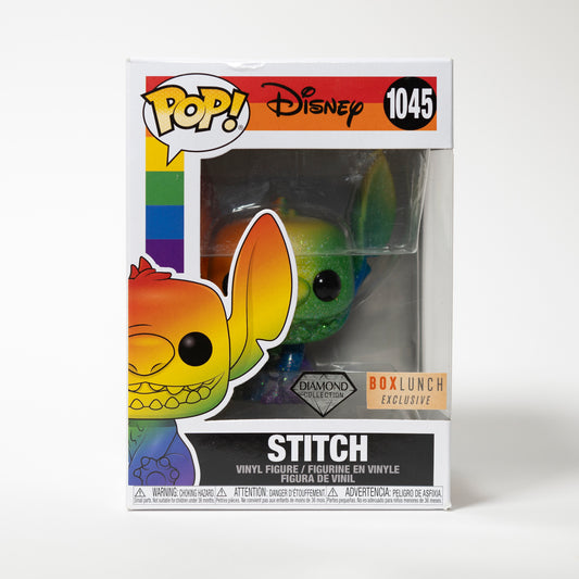 Funko Pop Disney Lilo & Stitch 1045 Stitch Box Lunch Exclusive Diamond Rainbow