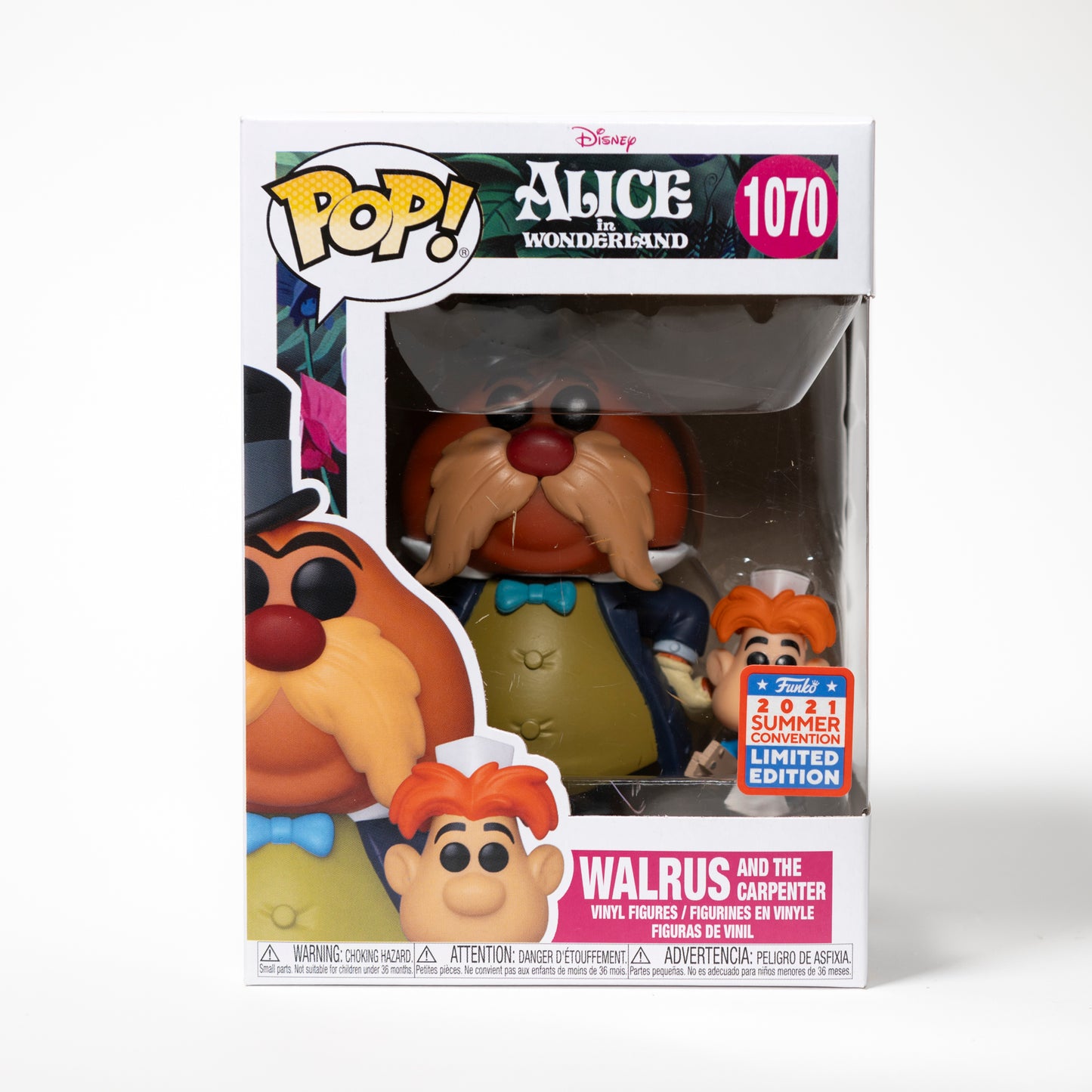 Funko Pop Alice in Wonderland 1070 Walrus and the Carpenter 2021 Summer Convention Limited Edition