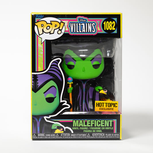 Funko Pop Disney Villains 1082 Maleficent Hot Topic Exclusive Black Light