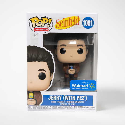 Funko Pop Seinfeld 1091 Jerry (with Pez) Walmart Exclusive *error