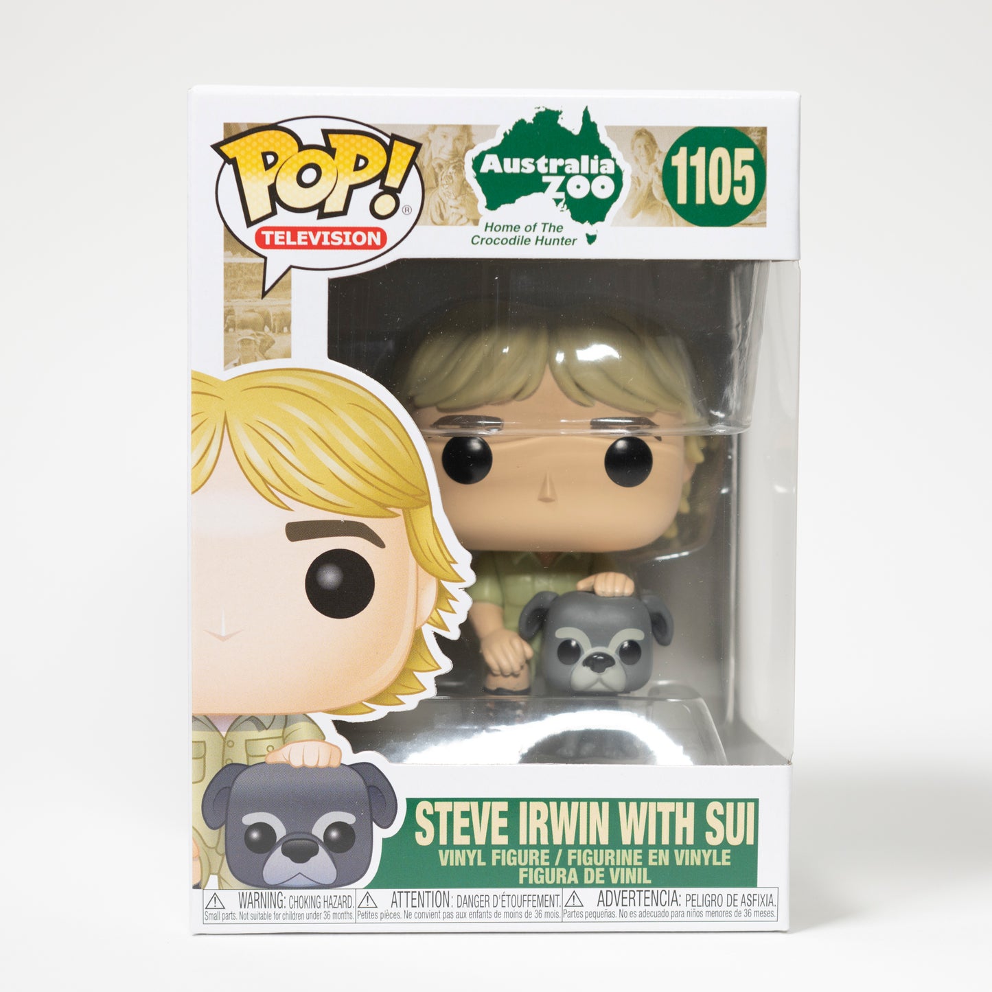 Funko Pop The Crocodile Hunter 1105 Steve Irwin (with Sui)