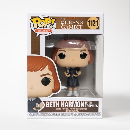 Funko Pop The Queen's Gambit 1121 Beth Harmon with Trophies