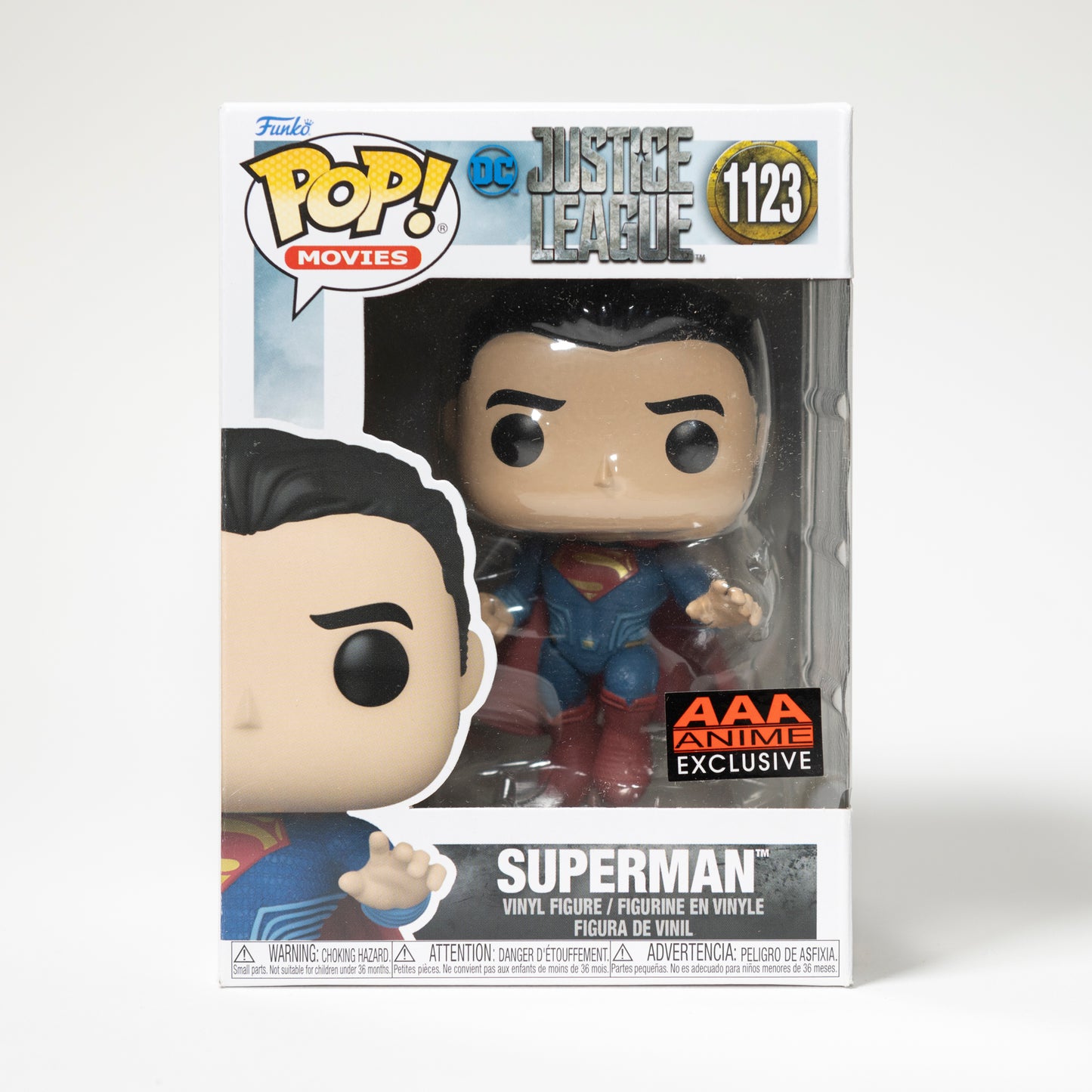 Funko Pop DC Superman 1123 Superman (Justice League) AAA Anime Exclusive