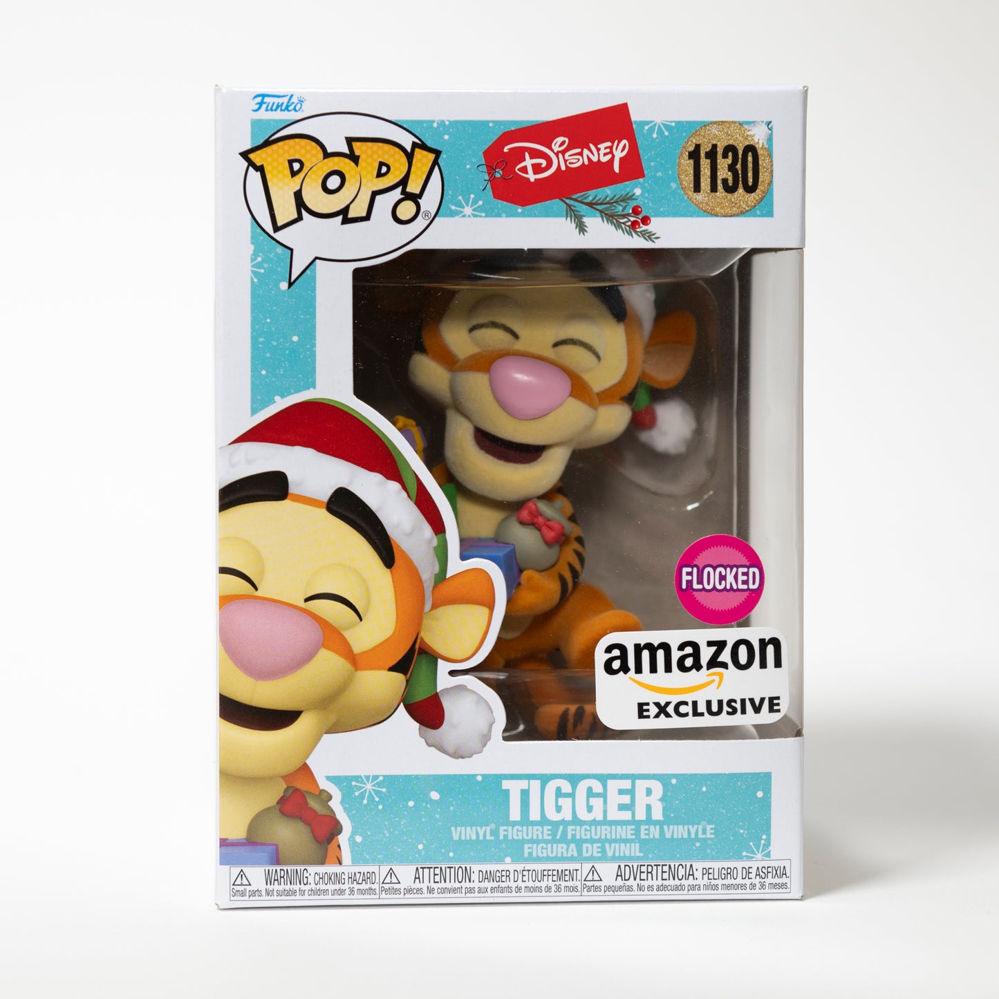 Funko Pop Disney Winnie the Pooh 1130 Tigger Amazon Exclusive Flocked