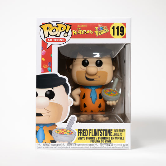 Funko Pop 119 The Flintstones Fred Flintstone with Fruity Pebbles