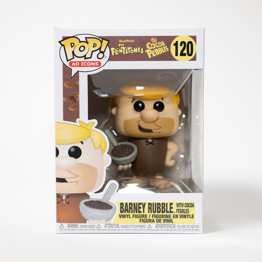 Funko Pop 120 The Flintstones Barney Rubble with Cocoa Pebbles