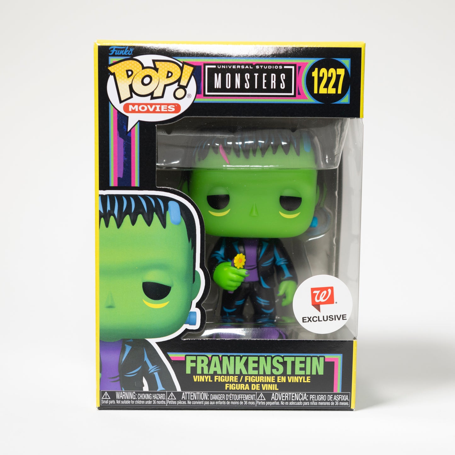 Funko Pop Monsters 1227 Frankenstein Walgreens Exclusive Black Light