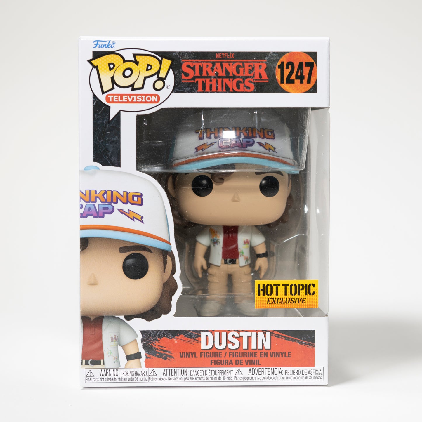 Funko Pop Stranger Things 1247 Dustin Hot Topic Exclusive