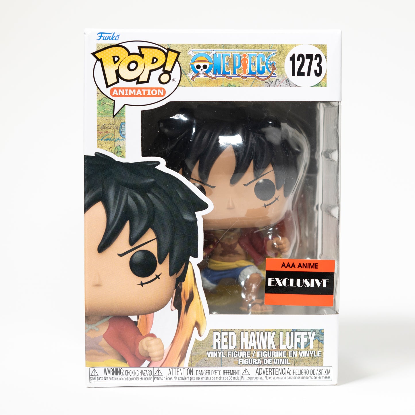 Funko Pop One Piece 1273 Red Hawk Luffy AAA Anime Exclusive