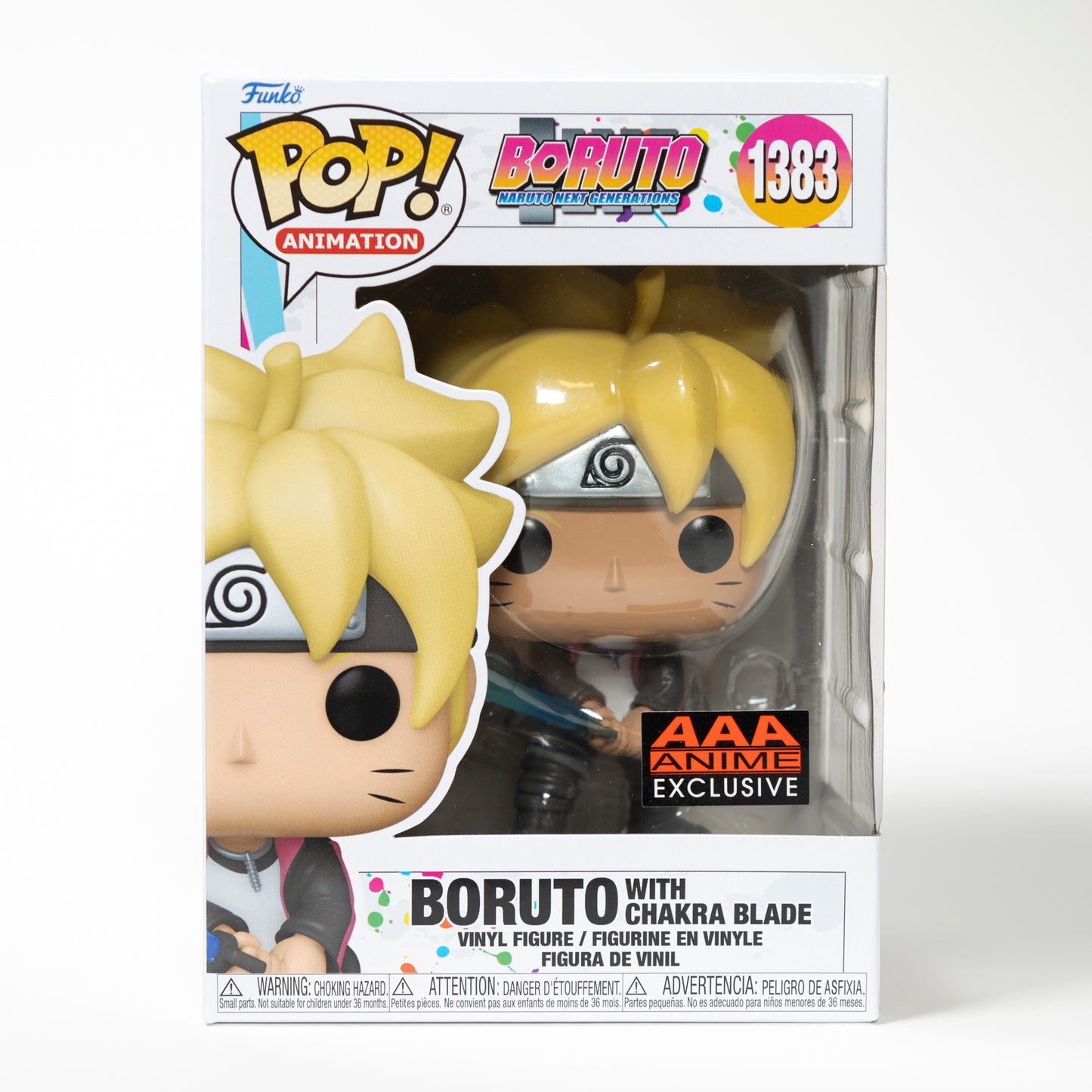 Funko Pop Boruto 1383 Boruto with Chakra Blade AAA Anime Exclusive