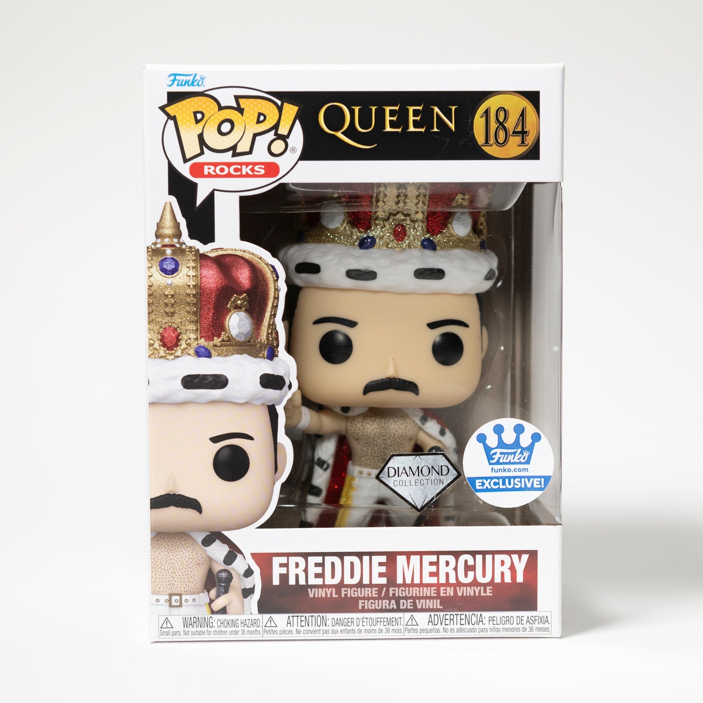 Funko Pop Queen 184 Freddie Mercury Funko Exclusive Diamond