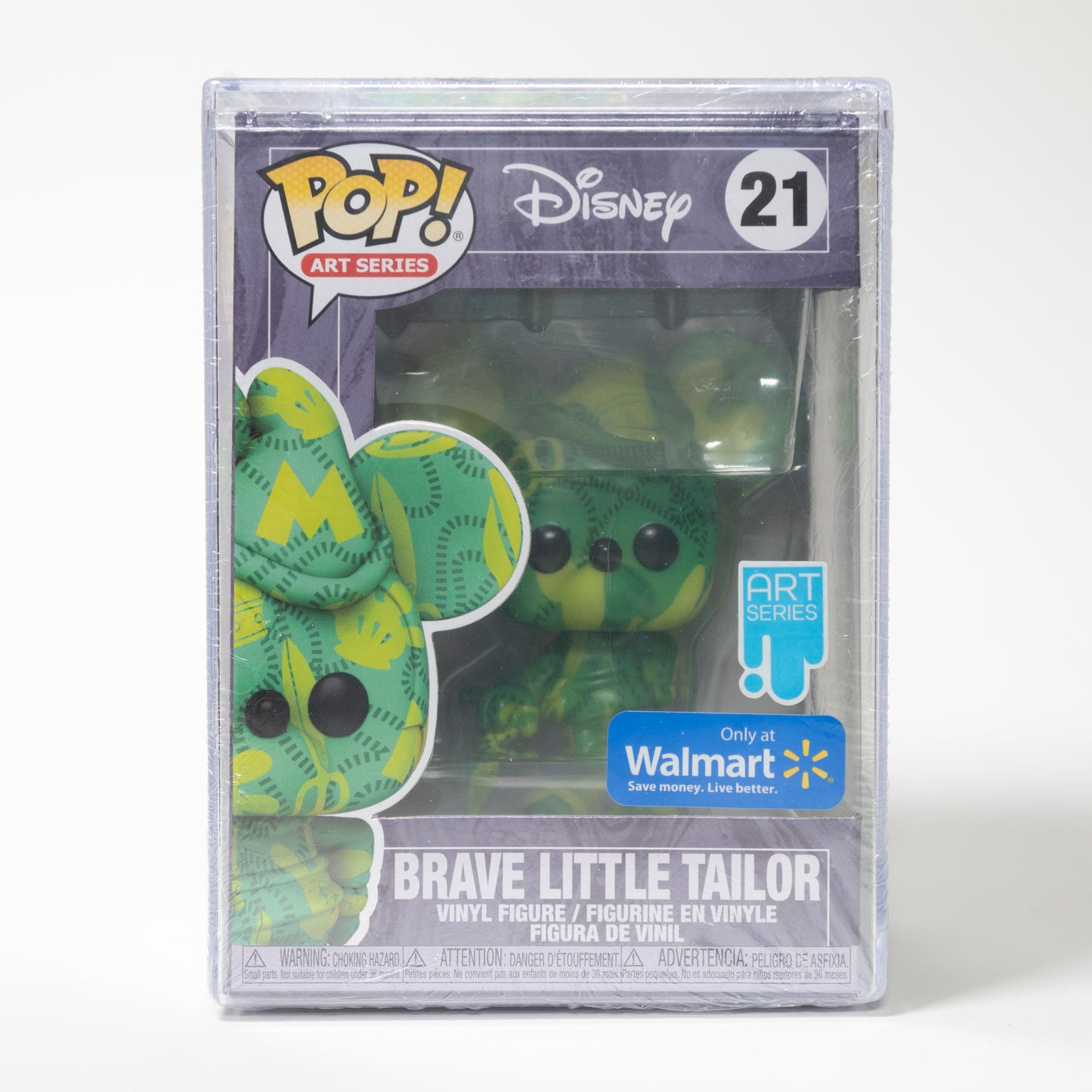 Funko Pop Disney Art Series 21 Brave Little Tailor Walmart Exclusive with protector case