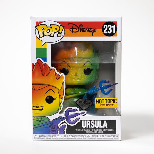 Funko Pop Disney The Little Mermaid 231 Ursula Hot Topic Exclusive Diamond Rainbow