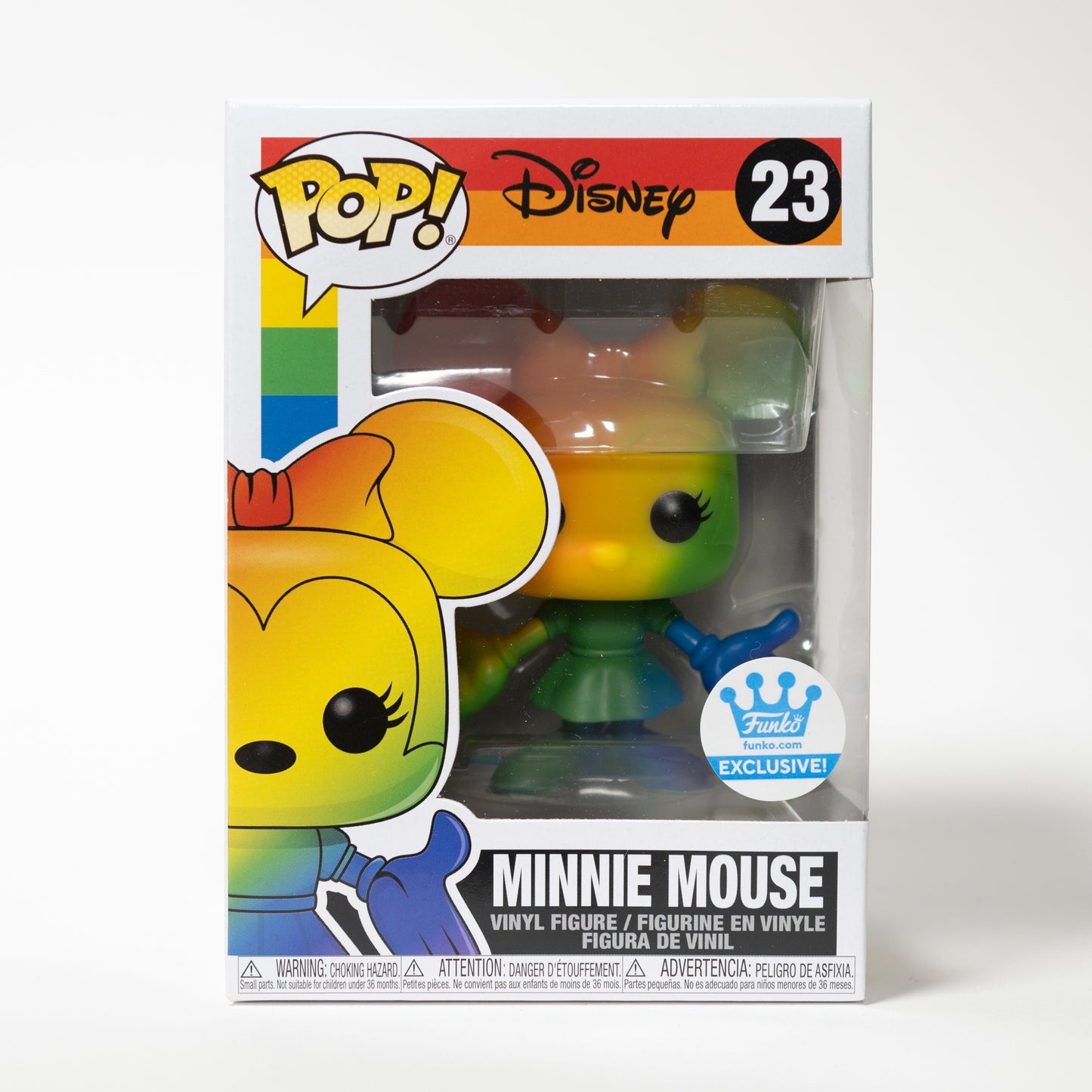 Funko Pop Disney Mickey Mouse 23 Minnie Mouse Funko Exclusive rainbow