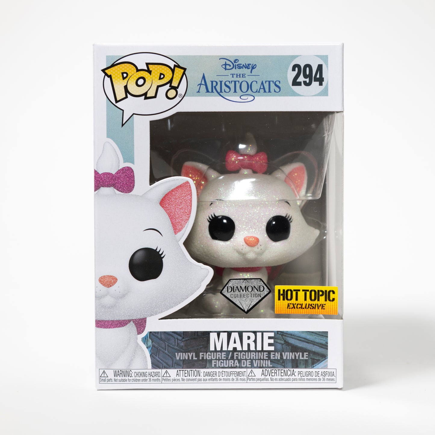 Funko Pop Disney The Aristocats 294 Marie Hot Topic Exclusive Diamond