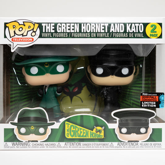 Funko Pop The Green Hornet and Kato 2019 Fall Convention Exclusive Limited Edition 2 Pack