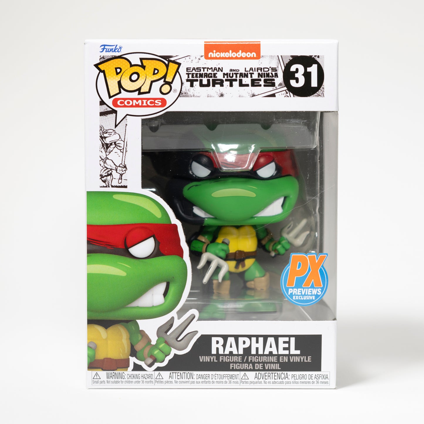 Funko Pop Teenage Mutant Ninja Turtles TMNT 31 Raphael PX Previews Exclusive