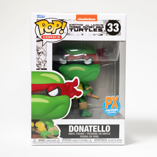 Funko Pop Teenage Mutant Ninja Turtles TMNT 33 Donatello PX Previews Exclusive