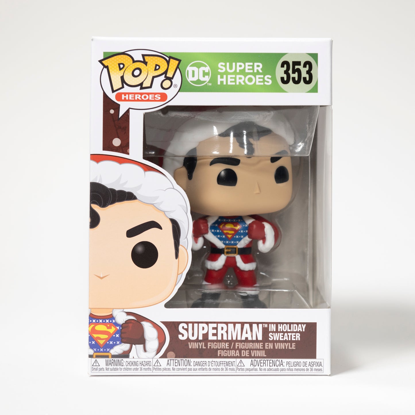 Funko Pop DC 353 Superman in Holiday Sweater