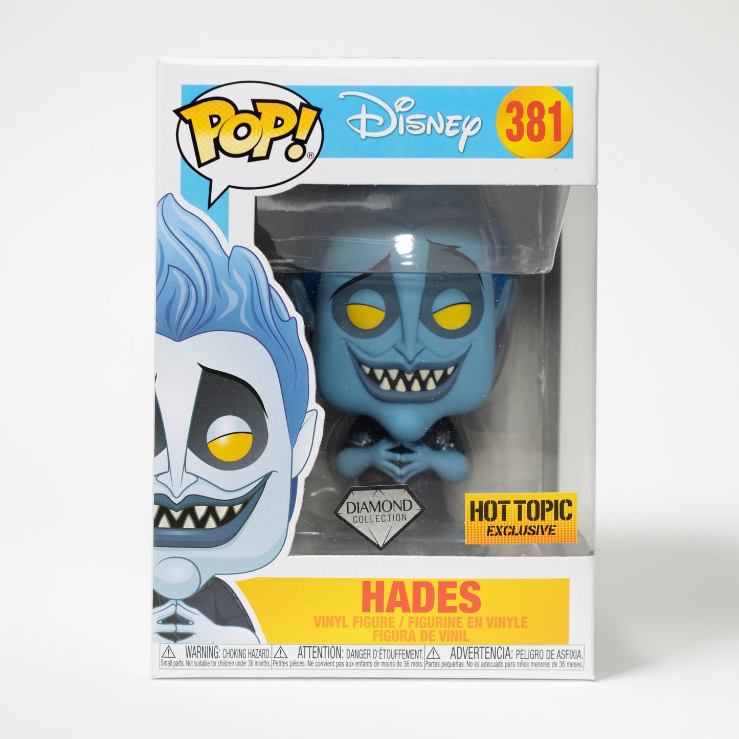 Funko Pop Disney Hercules 381 Hades Hot Topic Exclusive Diamond