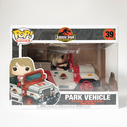 Funko Pop Rides Jurassic Park 39 Park Vehicle Ellie Sattler (with Jeep)