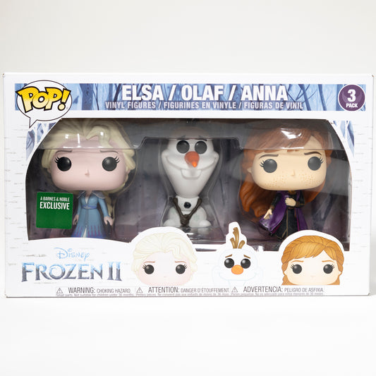 Funko Pop Disney Frozen II Elsa / Olaf / Anna Barnes & Noble Exclusive 3 Pack