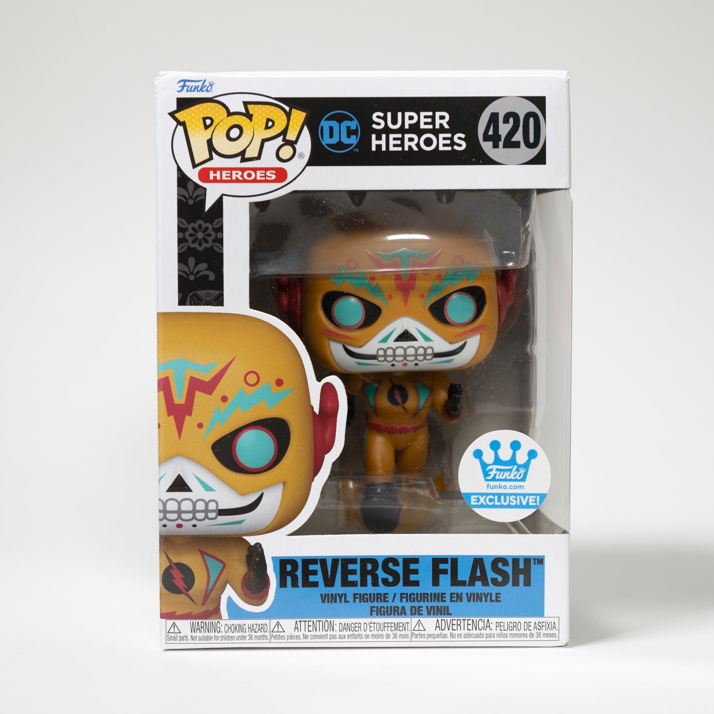 Funko Pop DC The Flash 420 Reverse Flash (Dia de los Muertos) Funko Exclusive