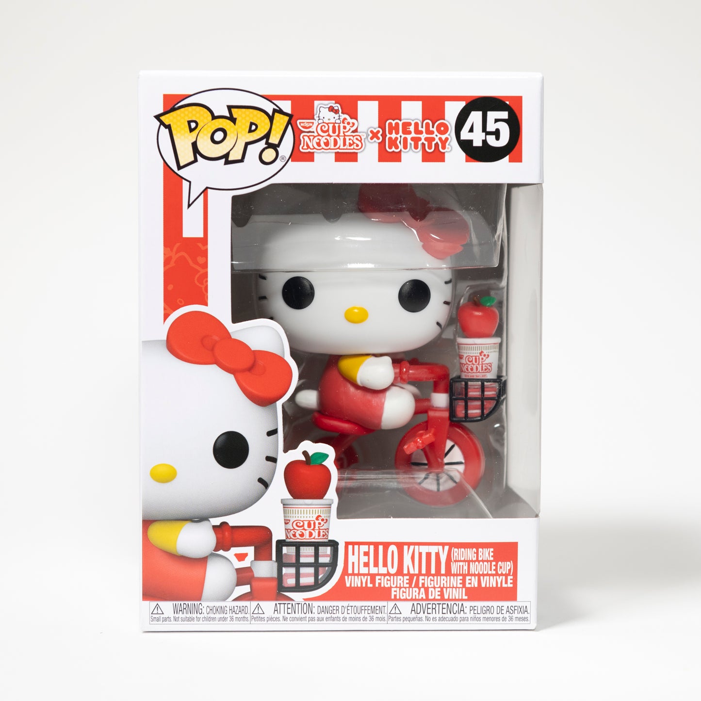 Funko Pop Hello Kitty 45 Hello Kitty (Riding Bike with Noodle Cup)