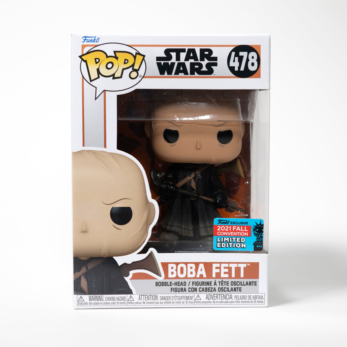 Funko Pop Star Wars 478 Boba Fett 2021 Fall Convention Exclusive Limited Edition