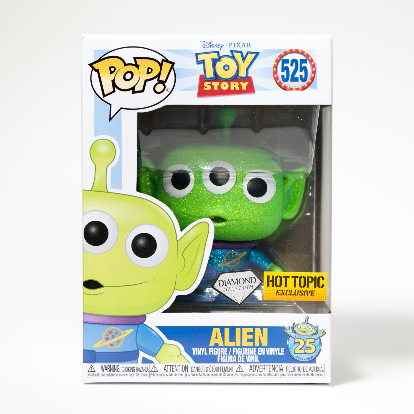 Funko Pop Toy Story 525 Alien Hot Topic Exclusive Diamond