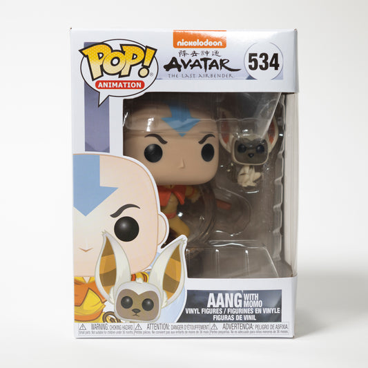 Funko Pop Avatar 534 Aang with Momo