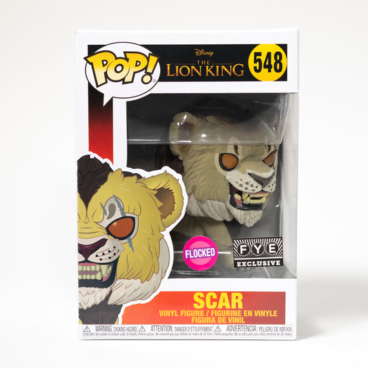 Funko Pop Disney The Lion King 548 Scar FYE Exclusive Flocked