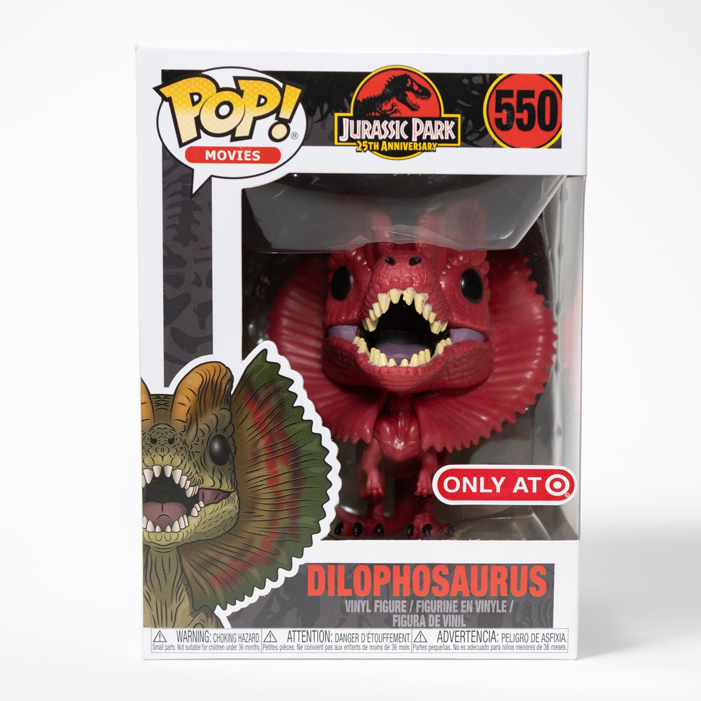 Funko Pop Jurassic Park 550 Dilophosaurus Target Exclusive